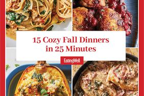Un collage de 15 cenas calientes de otoño que puedes preparar en 25 minutos.