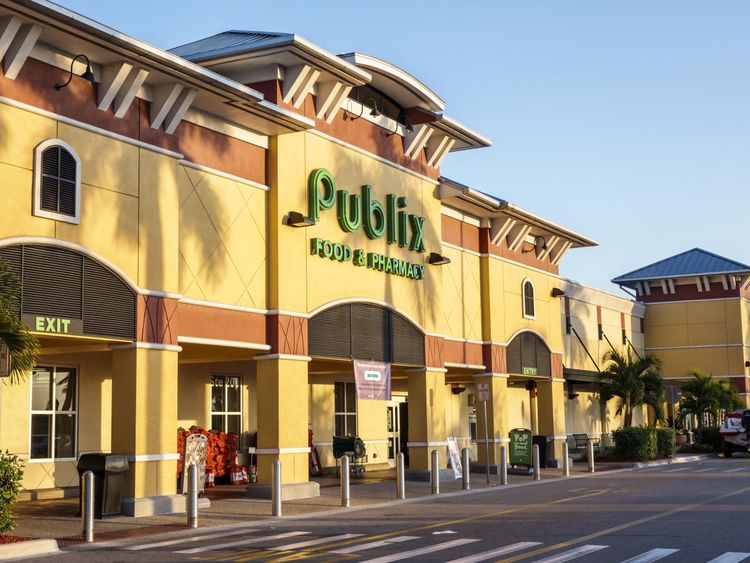 Florida, Fort Myers, Publix, entrada del supermercado